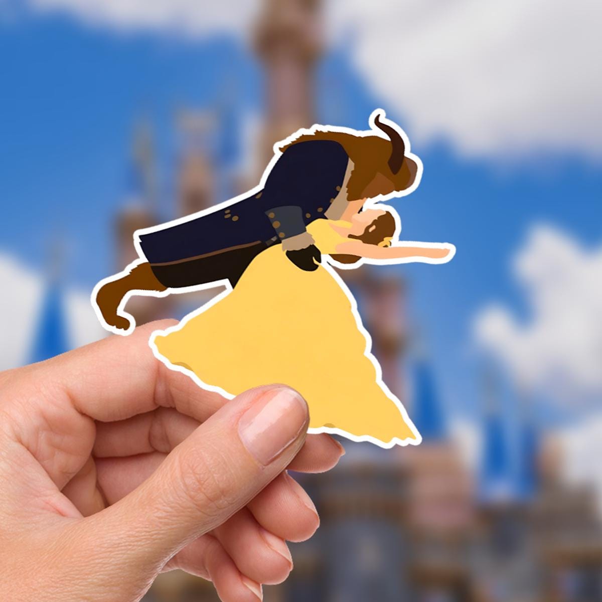 Beauty and the Beast Sticker, Tale As Old As Time Waterproof Decal