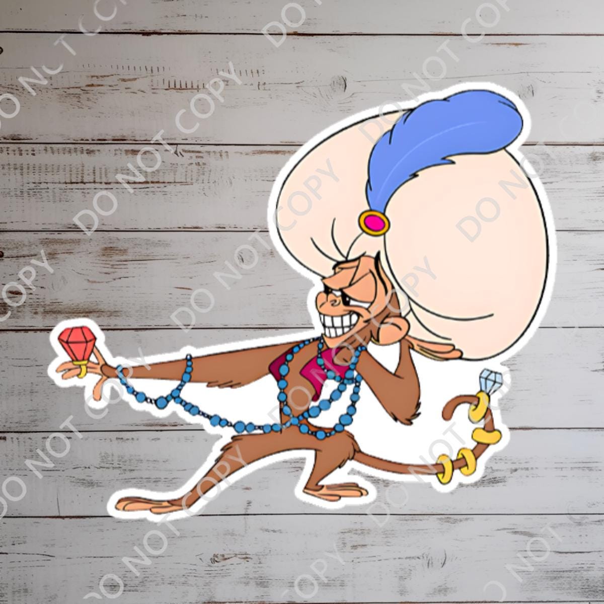 Aladdin Abu Funny Humor Waterproof Disney Hydro Bottle Laptop Stickers/ FindingNemo planner stationery decal water bottle cell phonelogo