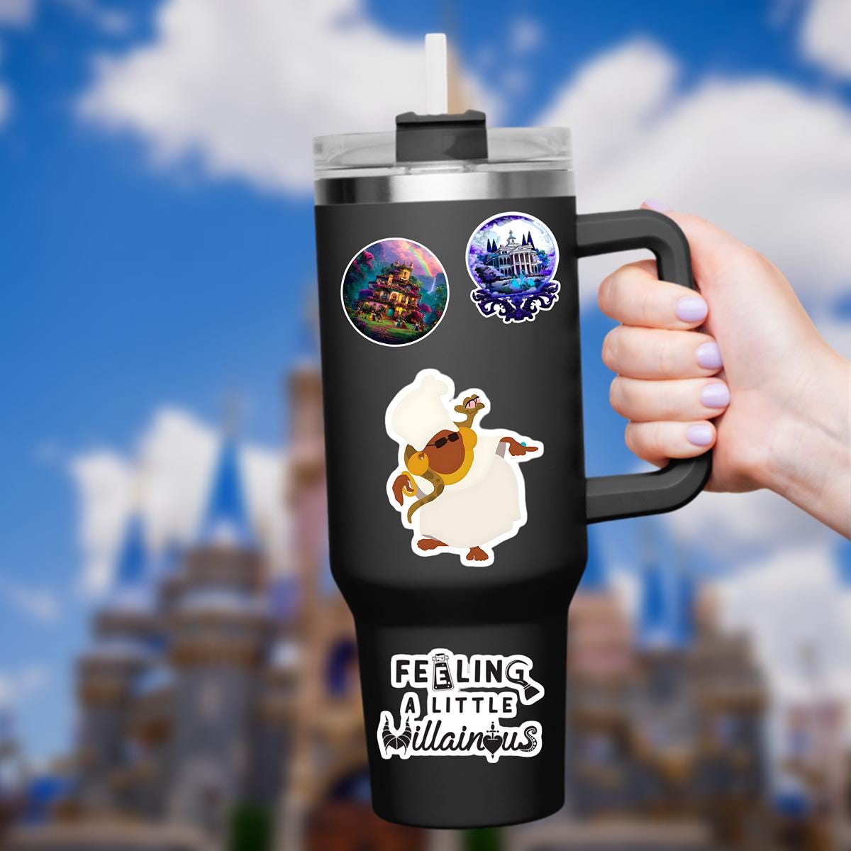 Disney Tiana Princess And The Frog Mama Odie  Waterproof Disney Laptop Stickers Tianas Place Disney Gift Planner Water Bottle Cell
