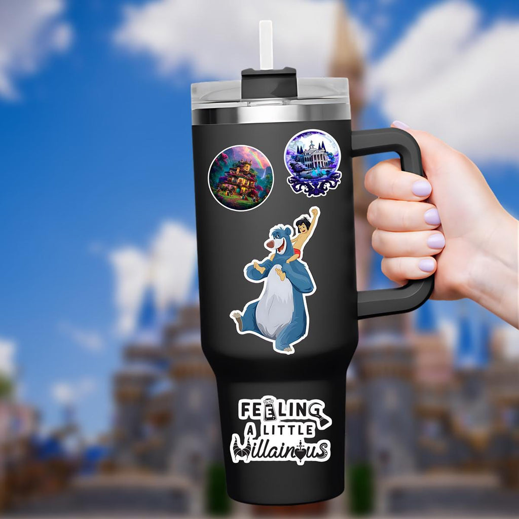 Jungle Book Baloo & Mowgli Waterproof Disney Sticker Hydro Flask Journal