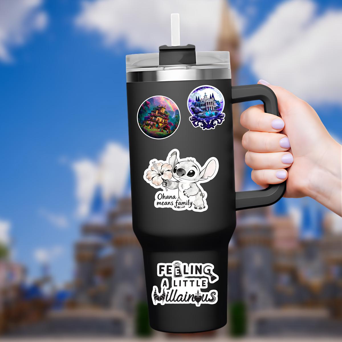 Stitch Ohana Waterproof Vinyl Sticker: Lilo and Stitch Ohana Decal.  Disney journal, journal stickers, junk journal, water bottle stickers, hydro bottle,