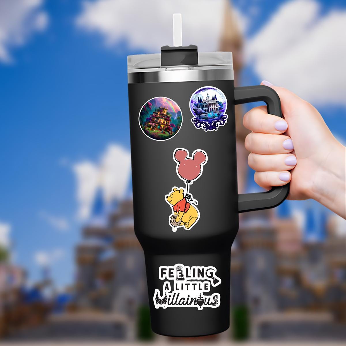 Disney  Winnie The Pooh Eeyore Disney Laptop Sticker Positive Affirmation planner stationery decal water bottle cell