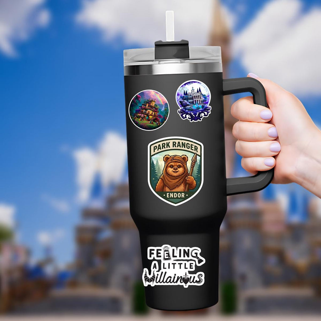 Star Wars  Ewok Wicket Endor Waterproof Disney Laptop Stickers/  Disney yoda starwars planner stationery decal water bottle cell phone