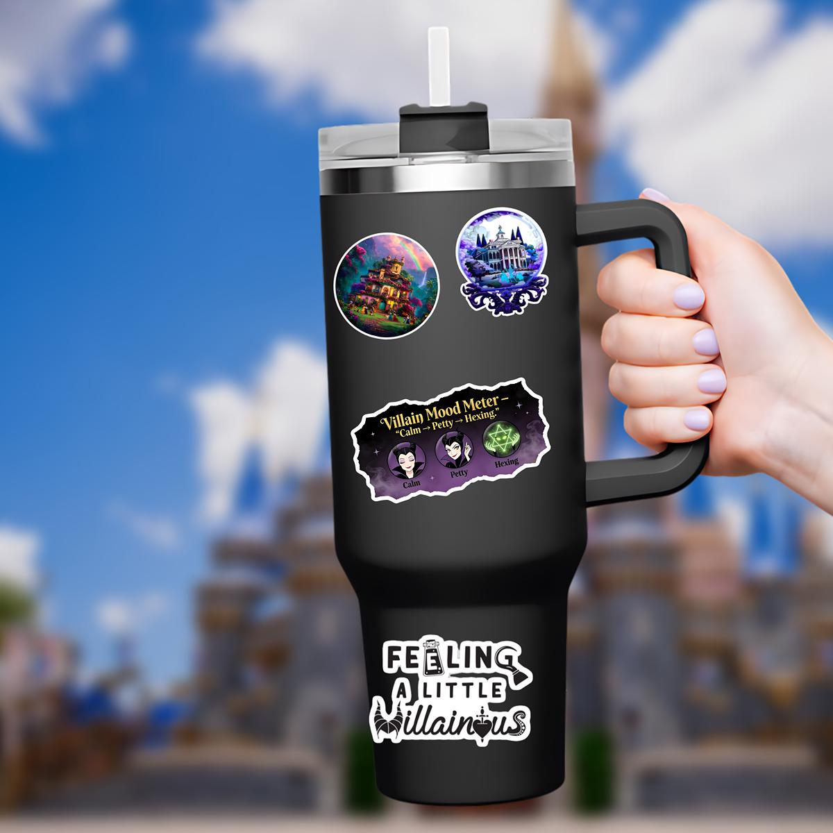 Disney Villain Maleficent Sticker Disney Humor villainous Waterproof Disney Laptop, Disneying Water Bottle Hydro Bottle Theme Park Vacation