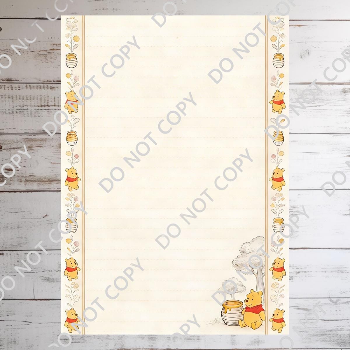 Disney Winnie The Pooh Memo Notepad 50 sheets bullet journal Disney planner paper scrapbook stationery notebook supplies