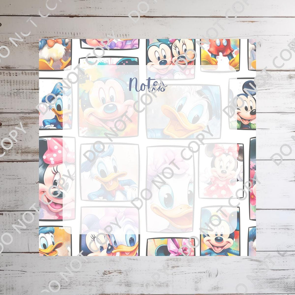 Disneyy Mickey And Friends Memo Notepad 50 sheets bullet journal Disney planner paper scrapbook stationery notebook supplies
