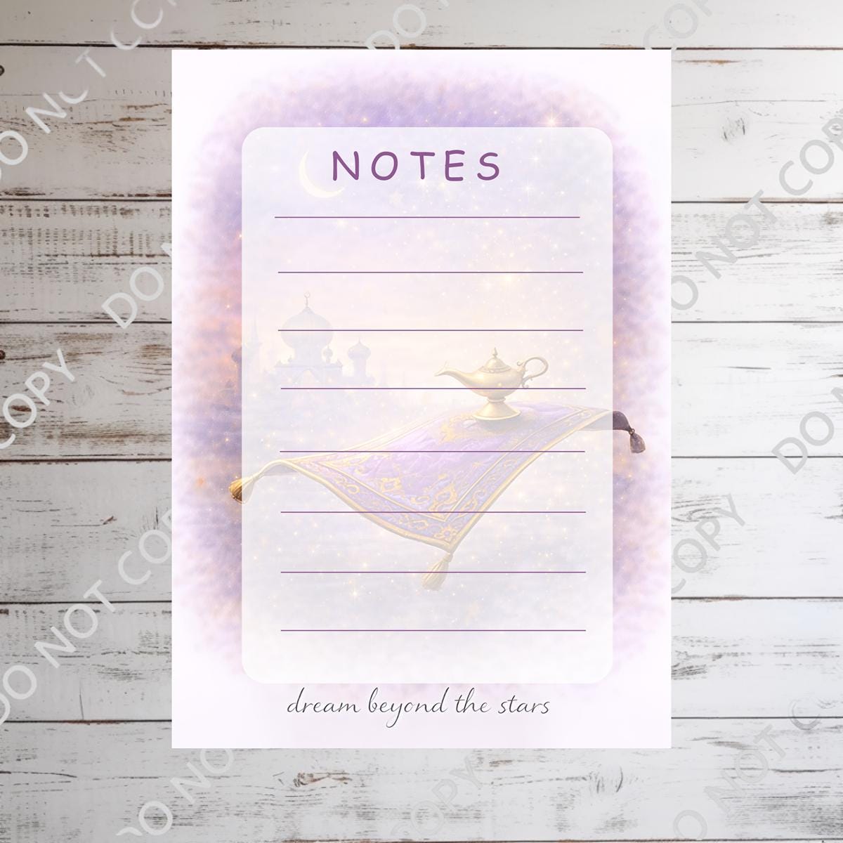 Disneyy Aladdin Memo Notepad 50 sheets bullet journal Disney planner paper scrapbook stationery notebook supplies Teacher Present