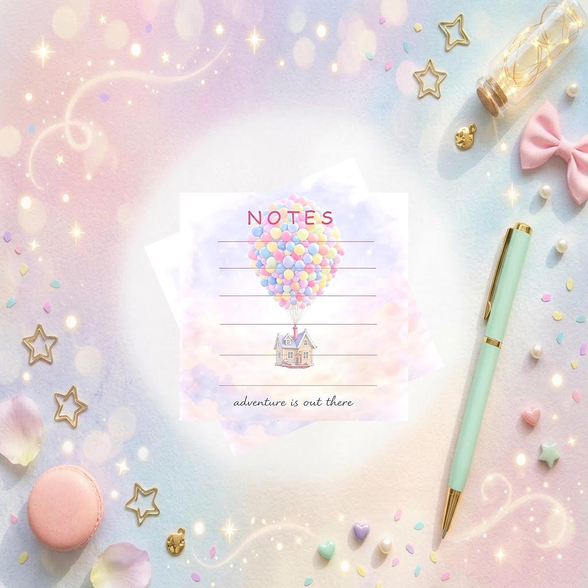 Disneyy UP Adventure Is Out There Memo Notepad 50 sheets bullet journal Disney planner paper scrapbook stationery notebook supplies