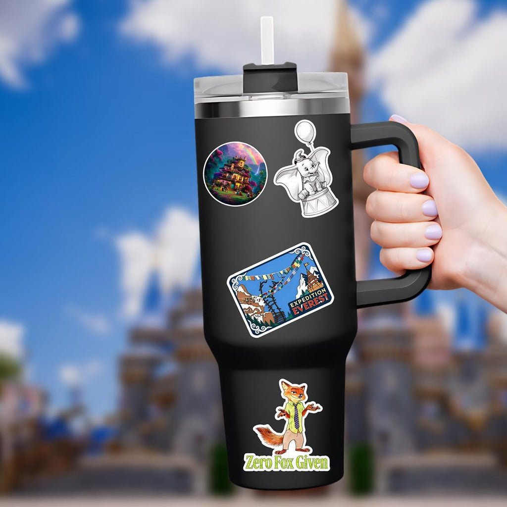 Disney Ride Expedition Everest Sticker Waterproof Disney Laptop, Disneying Theme Park Vacation, Castle Park Mouse