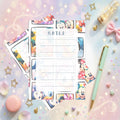 Disneyy Mickey And Friends Mainstreet USA  Memo Notepad 50 sheets bullet journal Disney planner paper scrapbook stationery notebook supplies