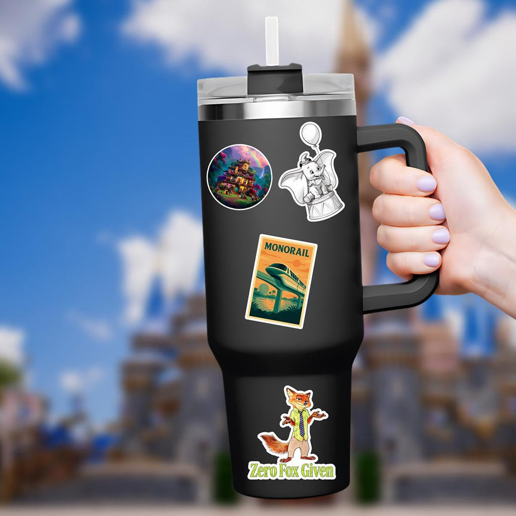 Disney Magic Kingdom Monorail Sticker Waterproof Disney Laptop, Disneying Theme Park Vacation, Castle Park Mouse
