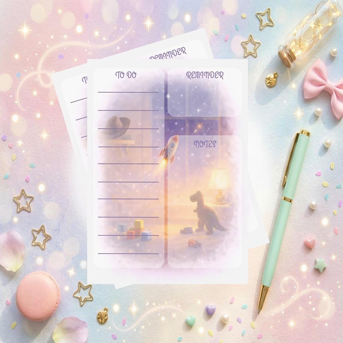 Disneyy Toy Story Memo Notepad 50 sheets bullet journal Disney planner paper scrapbook stationery notebook supplies