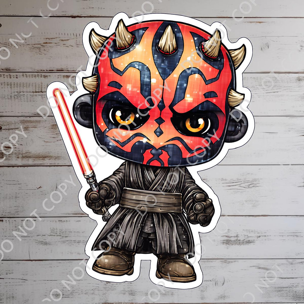 Waterproof Star Wars Darth Maul Vinyl Sticker