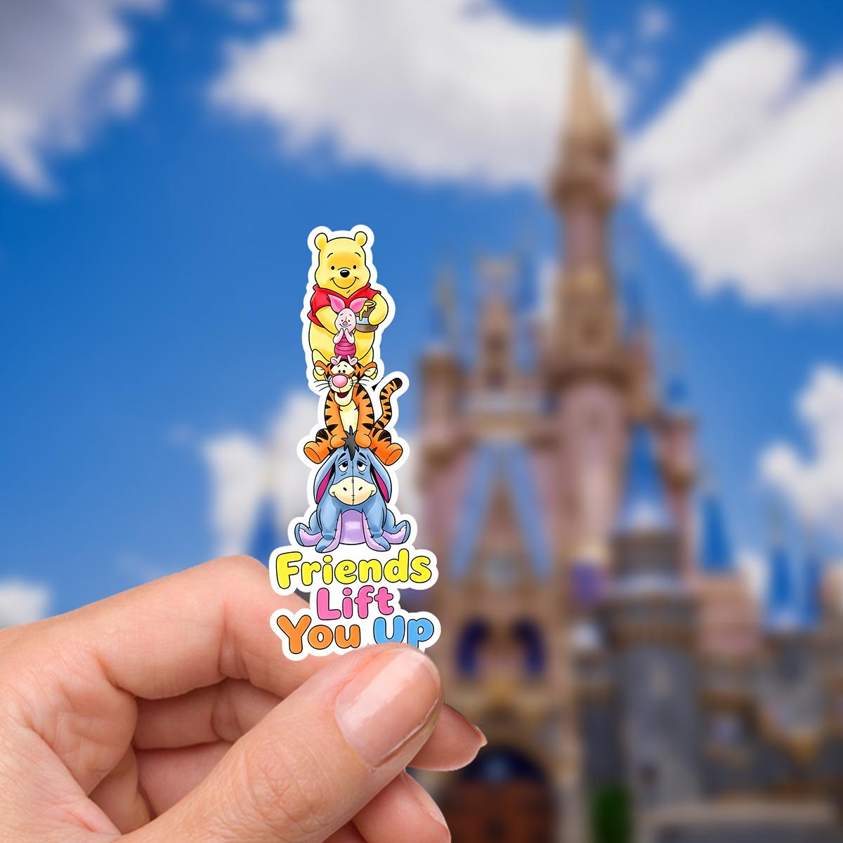 Disney  Winnie The Pooh Disney Laptop Sticker Positive Affirmation planner stationery decal water bottle cell