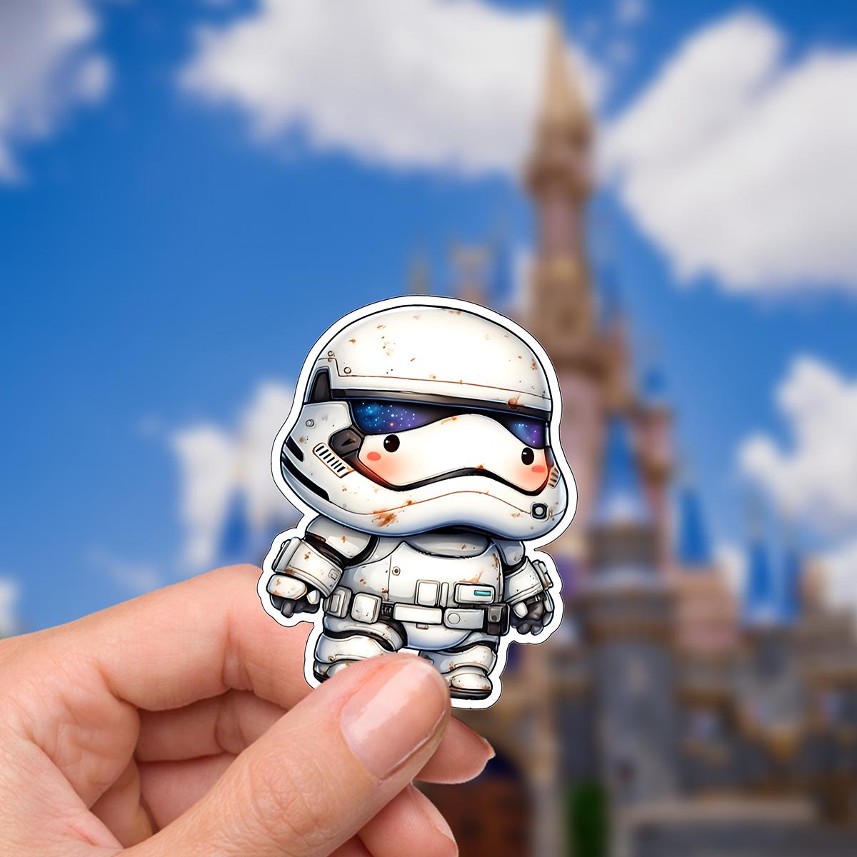 Star Wars  stormtrooper  Waterproof Disney Laptop Stickers/  Disney yoda starwars planner stationery decal water bottle cell phone