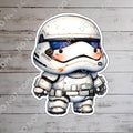 Star Wars  stormtrooper  Waterproof Disney Laptop Stickers/  Disney yoda starwars planner stationery decal water bottle cell phone