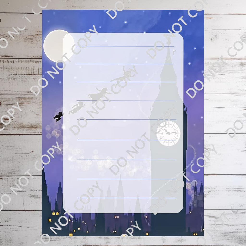 Peter Pan Notepad: Magical Days Planner, Journal, Stationery Disneyy Teacher Gift (5x7", 50 Sheets)
