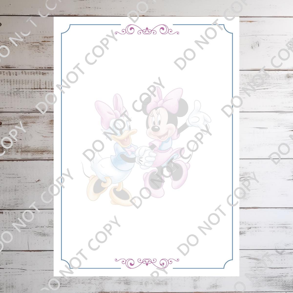 Minnie Mouse Daisy Best Friends Memo Notepad 50 sheets bullet journal Disney planner paper scrapbook stationery notebook supplies