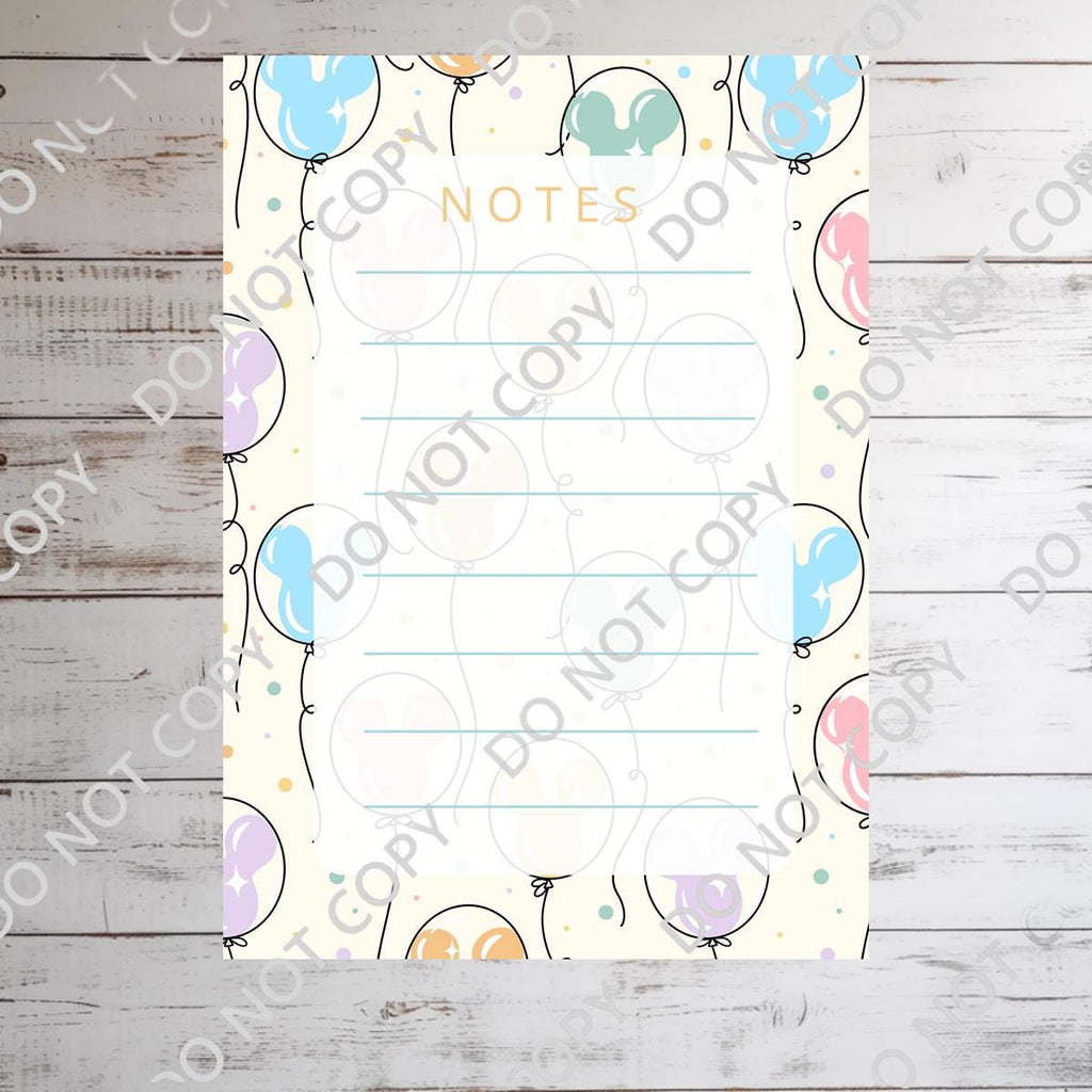Disneyy Princesses Memo Notepad 50 sheets bullet journal Disney planner paper scrapbook stationery notebook supplies