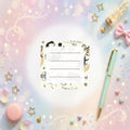 Disney Mickey And Walt  Memo Notepad 50 sheets bullet journal Disney planner paper scrapbook stationery notebook supplies
