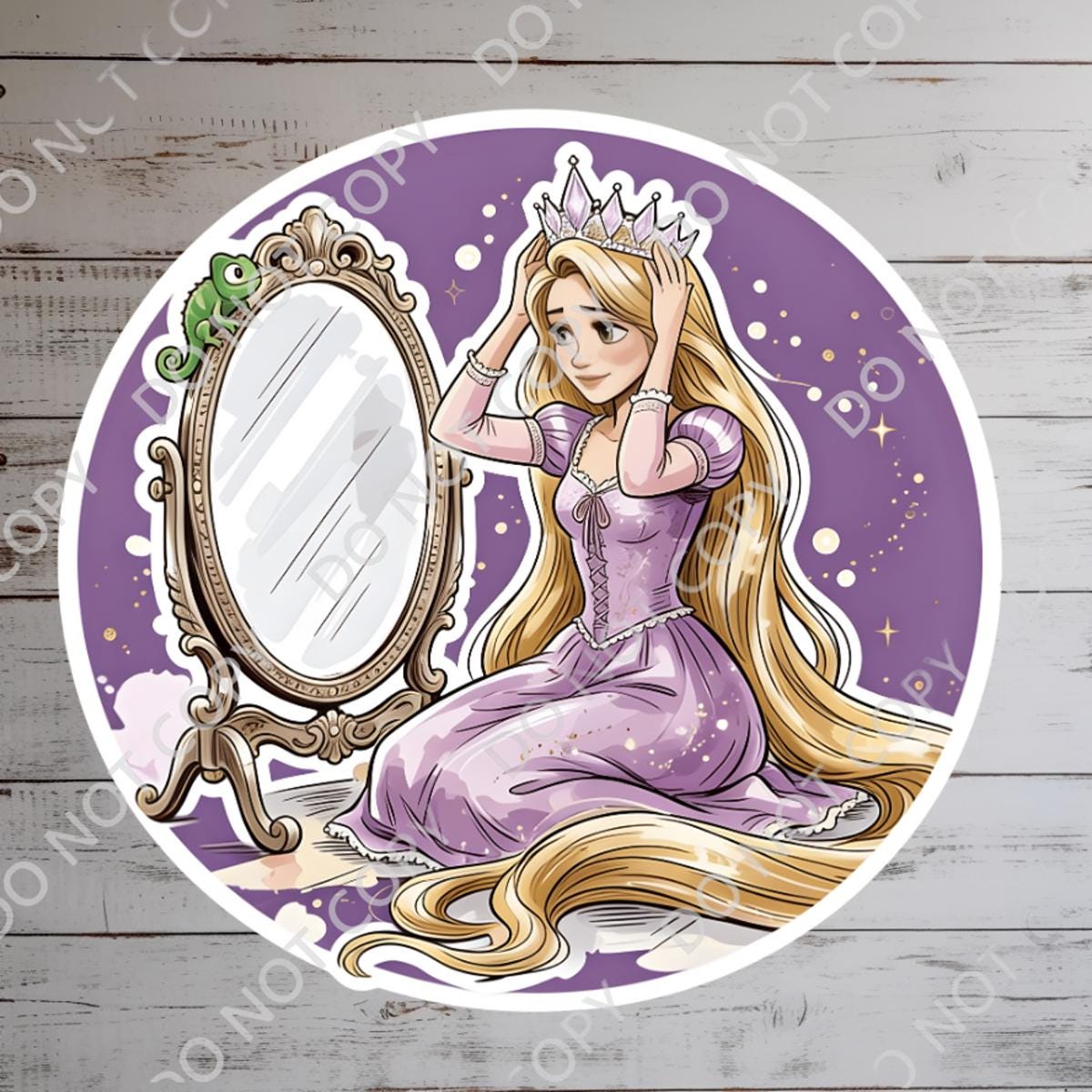 Rapunzel Tangled  Disney Parks  Waterproof Disney Laptop,  Theme Park Vacation, Castle Park Mouse Kindle Stickers, Bottle Stickers