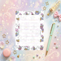 Disney Daisy Duck  Memo Notepad 50 sheets bullet journal Disney planner paper scrapbook stationery notebook supplies