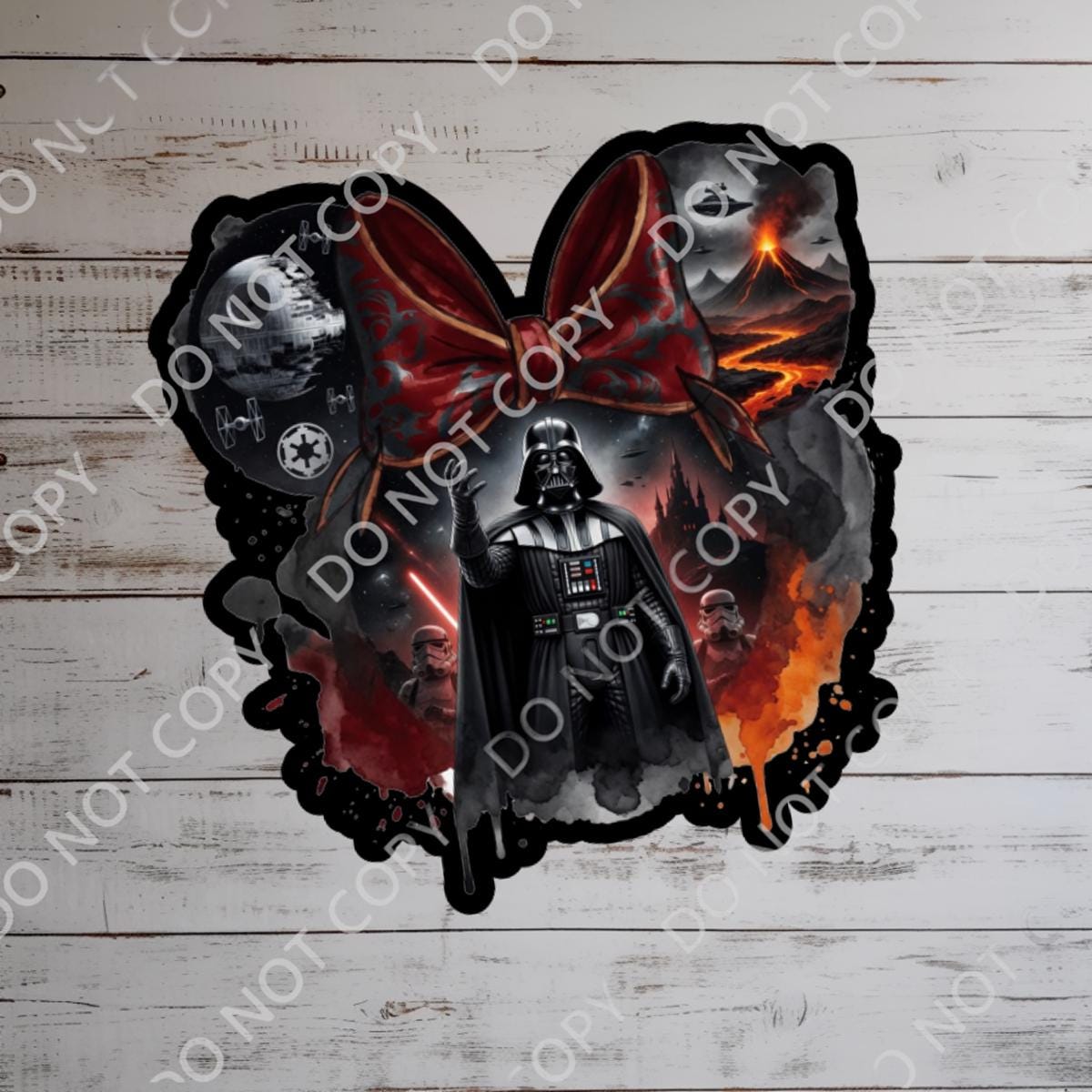 Waterproof Star Wars Vader Vinyl Sticker