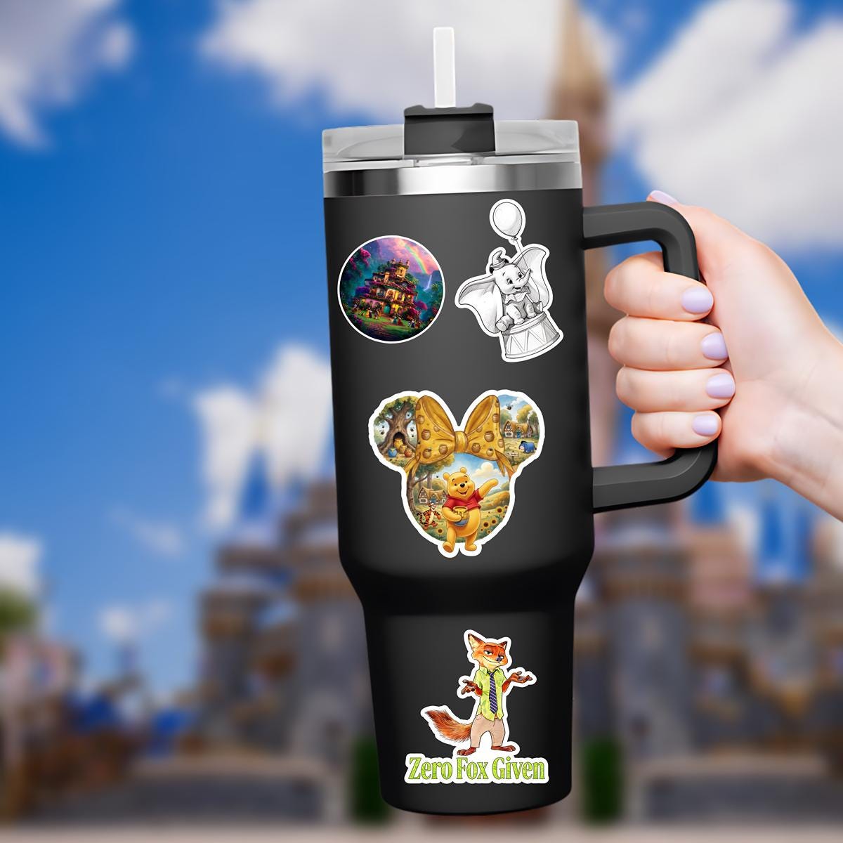 Disneyy  Winnie The Pooh Disney Laptop Sticker Positive Affirmation planner stationery decal water bottle cell
