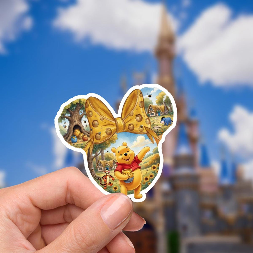 Disneyy  Winnie The Pooh Disney Laptop Sticker Positive Affirmation planner stationery decal water bottle cell