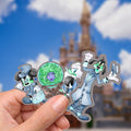 Haunted Mansion Sticker Bundle : Mickey Mouse, Goofy Waterproof Vinyl Decal for Laptop, Water Bottle