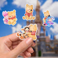 Winnie The Pooh & Friends Sticker Bundle: Tigger, Eeyore, Piglet, Pooh Bear Waterproof Vinyl Decal