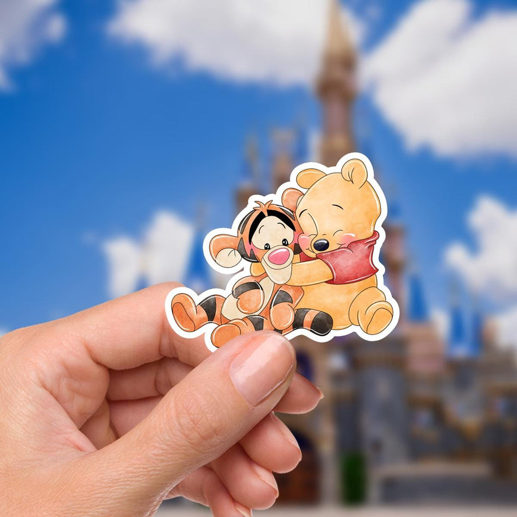 Disneyy  Winnie The Pooh Disney Laptop Sticker Positive Affirmation planner stationery decal water bottle cell