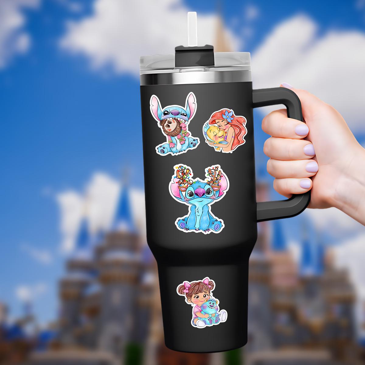 Disneyy Christmas Stitch Sticker Waterproof Disney Laptop, Disneying Theme Park Vacation, Castle Park Mouse