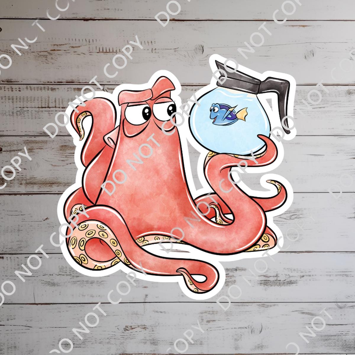 Disney Finding Nemo Dory Funny Hummor Kindle Sticker Castle Park Mouse