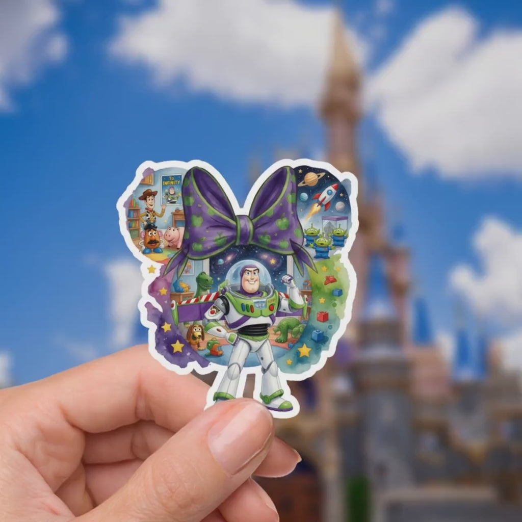 Toy Story Buzz Lightyear Sticker: To Infinity and Beyond Vinyl Decal