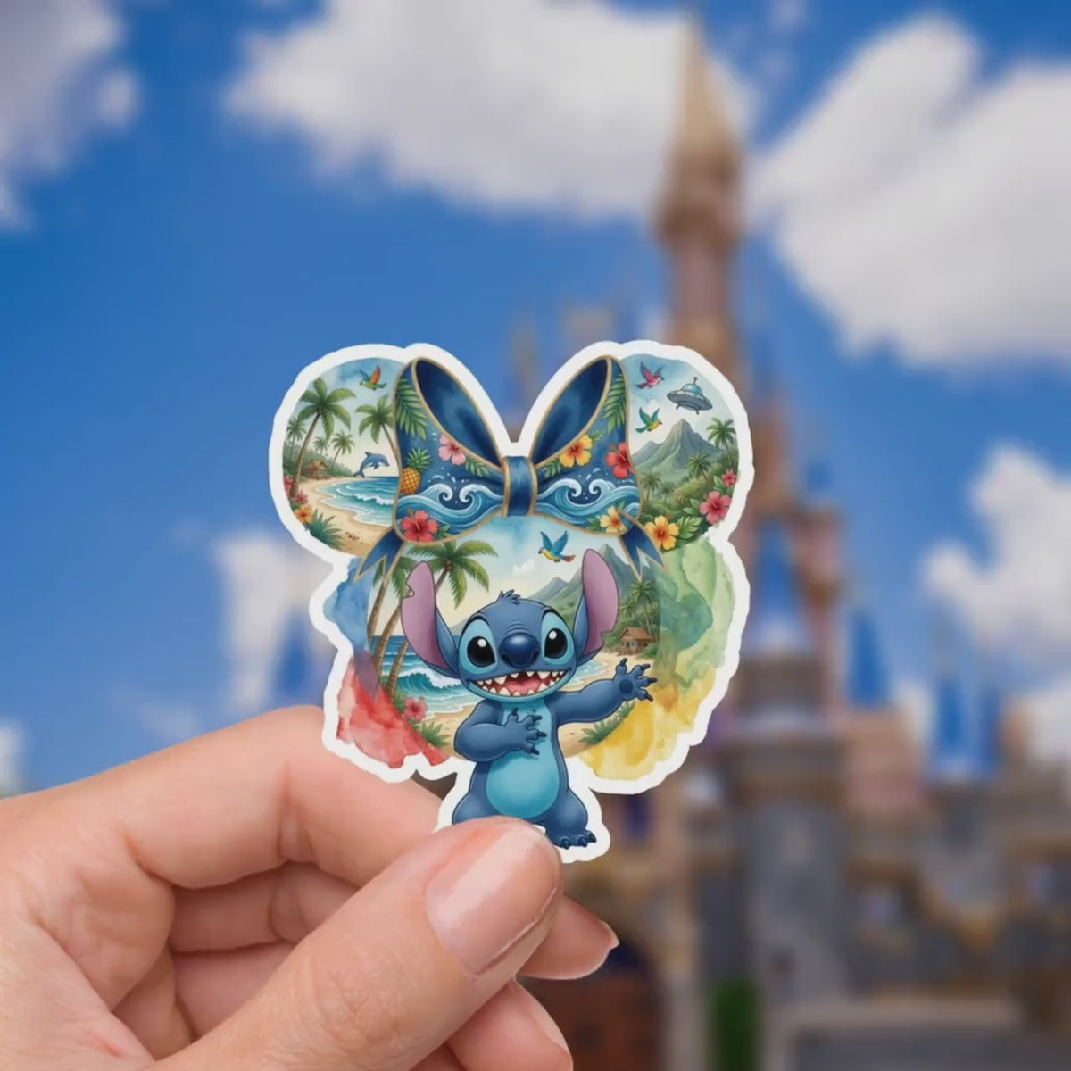 Lilo & Stitch Humor Sticker: Waterproof Vinyl Decal