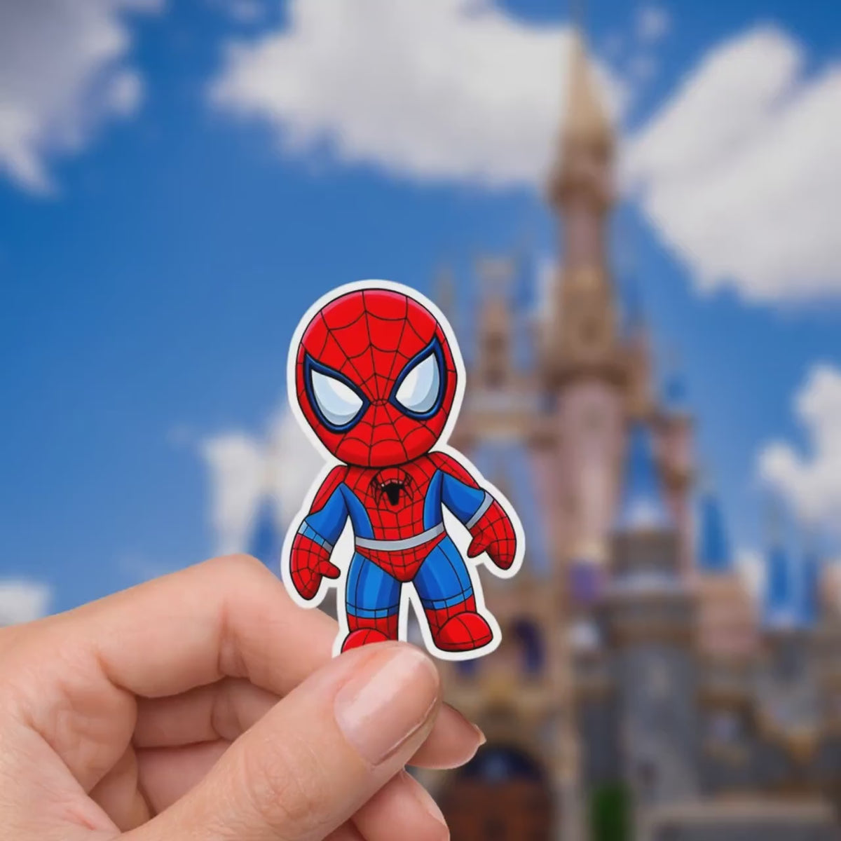 Marvel Spiderman Sticker Disneyy WaterDisney proof Laptop Stickers,  planner stationery decal water bottle cell