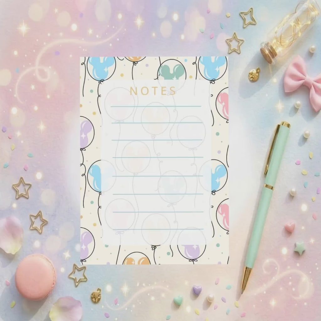 Disneyy Princesses  Memo Notepad 50 sheets bullet journal Disney planner paper scrapbook stationery notebook supplies